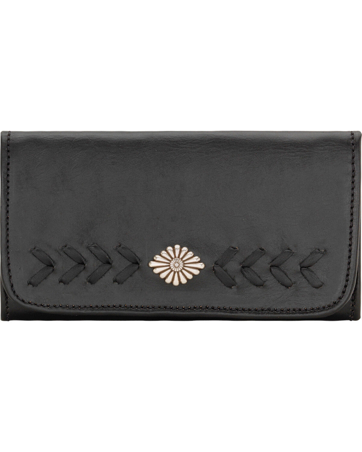 American West Mohave Canyon Ladies' Black Tri-Fold Wallet 1 73496-american-west-mohave-canyon-ladies-black-tri-fold-wallet-1.jpg