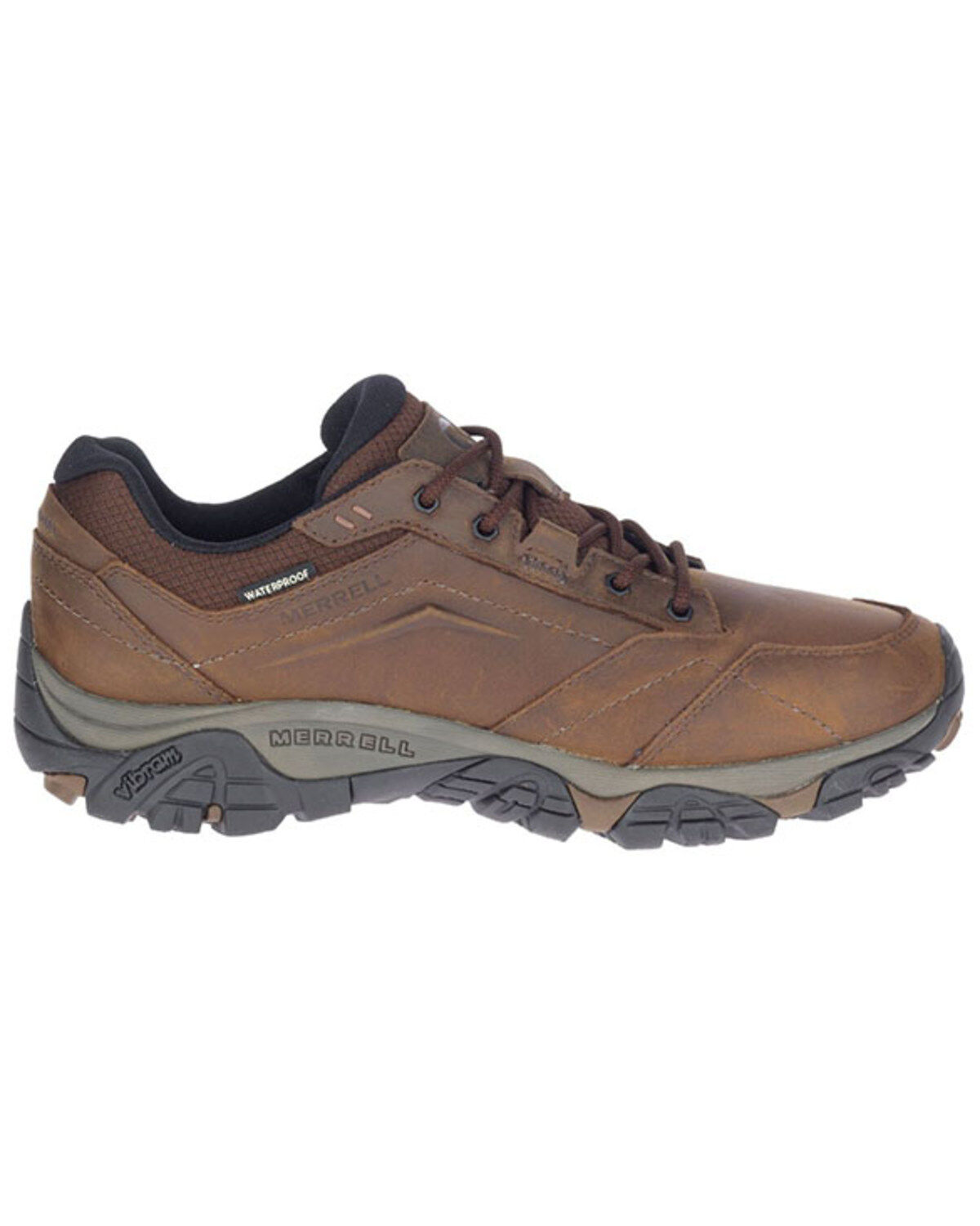 Merrell Men's Brown MOAB Adventure Waterproof Hiking Boots - Soft Toe