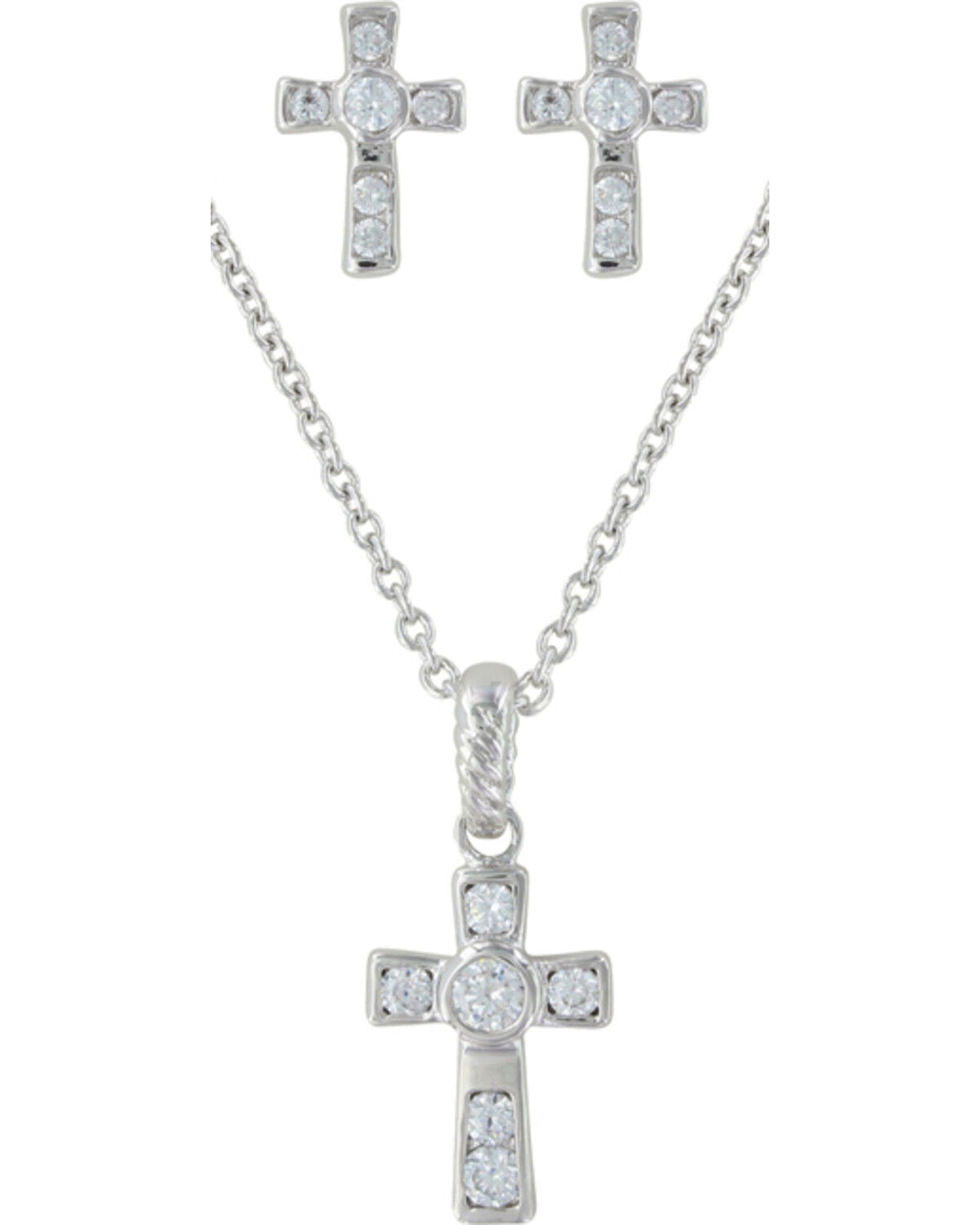Montana Silversmiths Mark of Faith Jewelry Set - 2 Piece