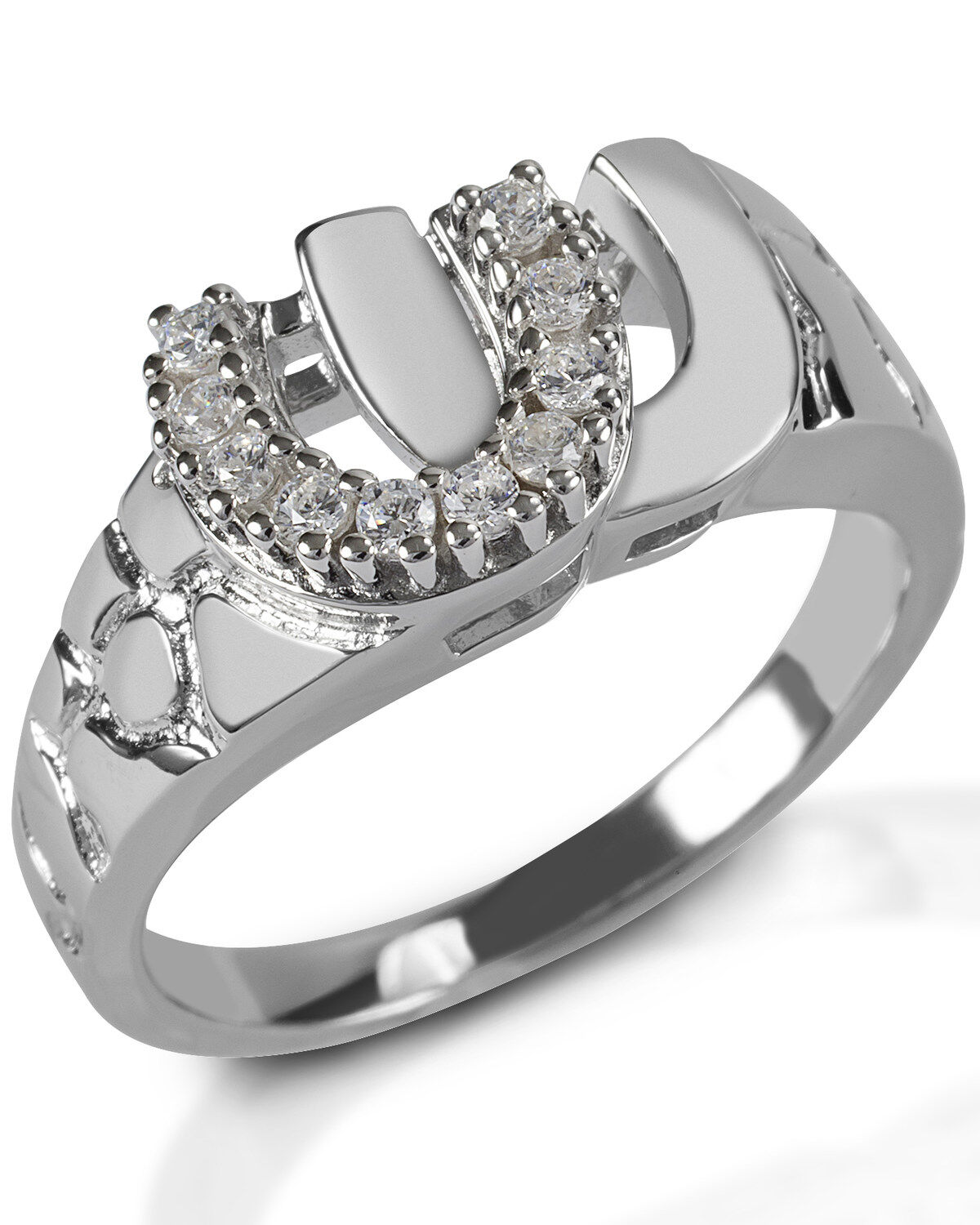 Kelly Herd Men's Double Horseshoe Ring