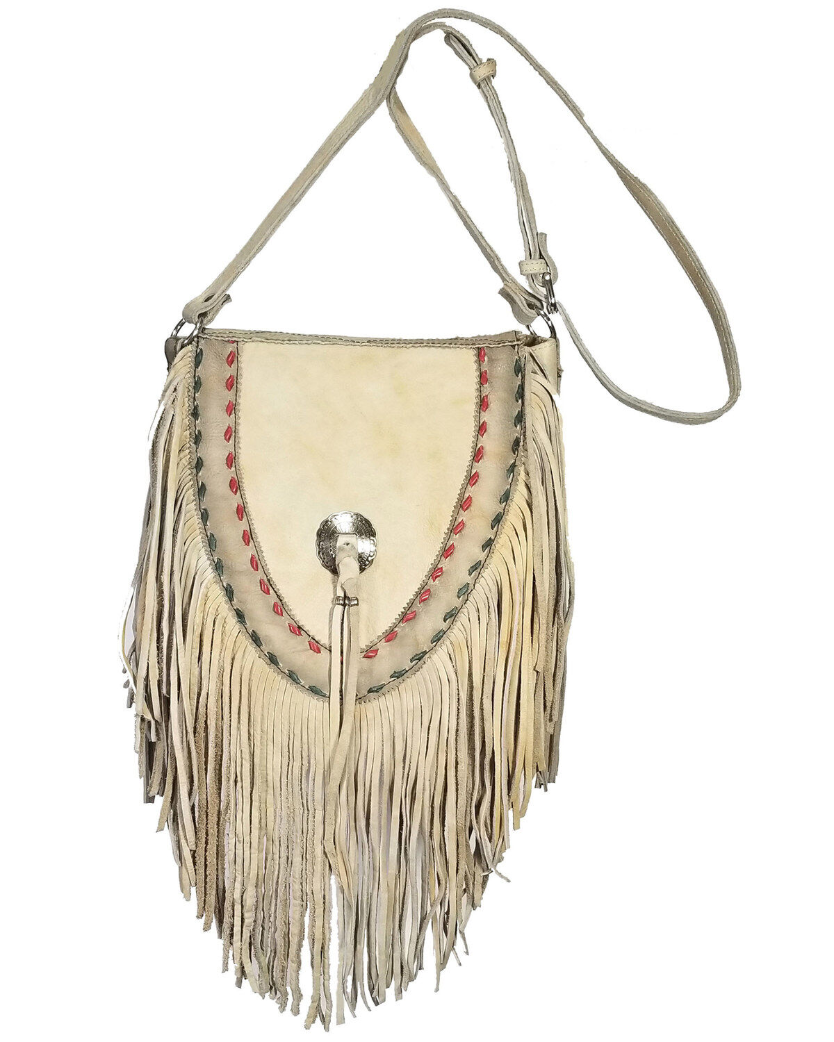 Kobler Leather Women's Supai Concho Crossbody Bag