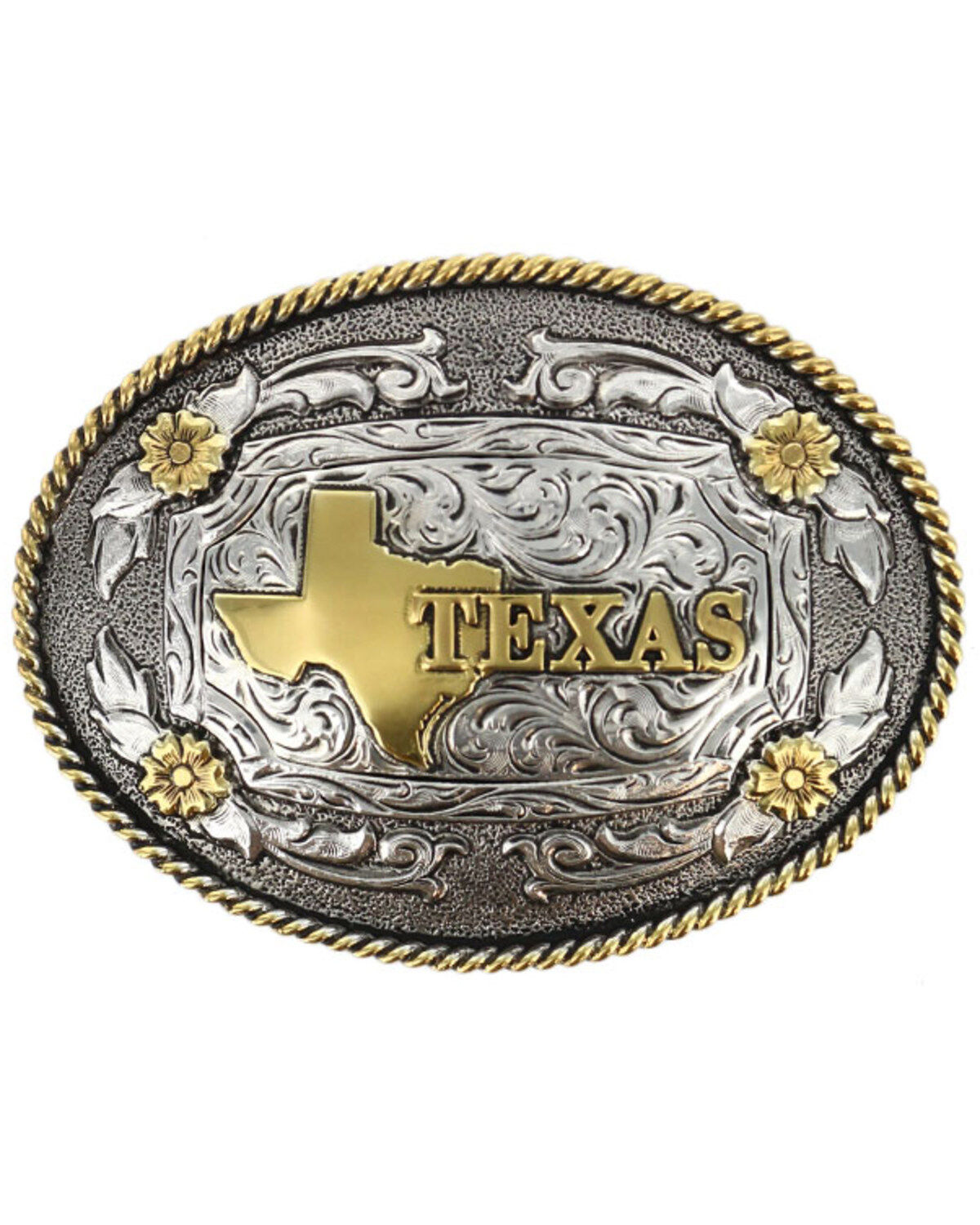 Cody James&reg; Oval Dual-Tone Texas Buckle