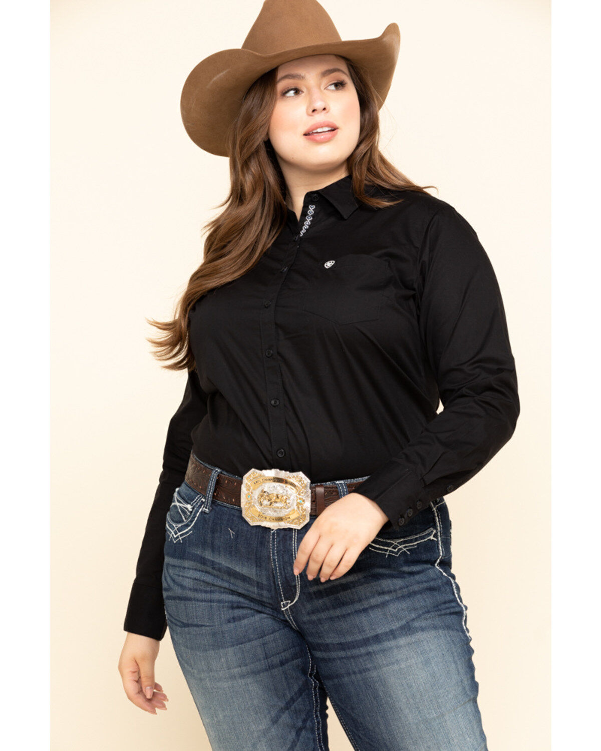 Ariat Women's Black Kirby Stretch Shirt - Plus 1 78453-ariat-women-s-black-kirby-stretch-shirt-plus-1.jpg