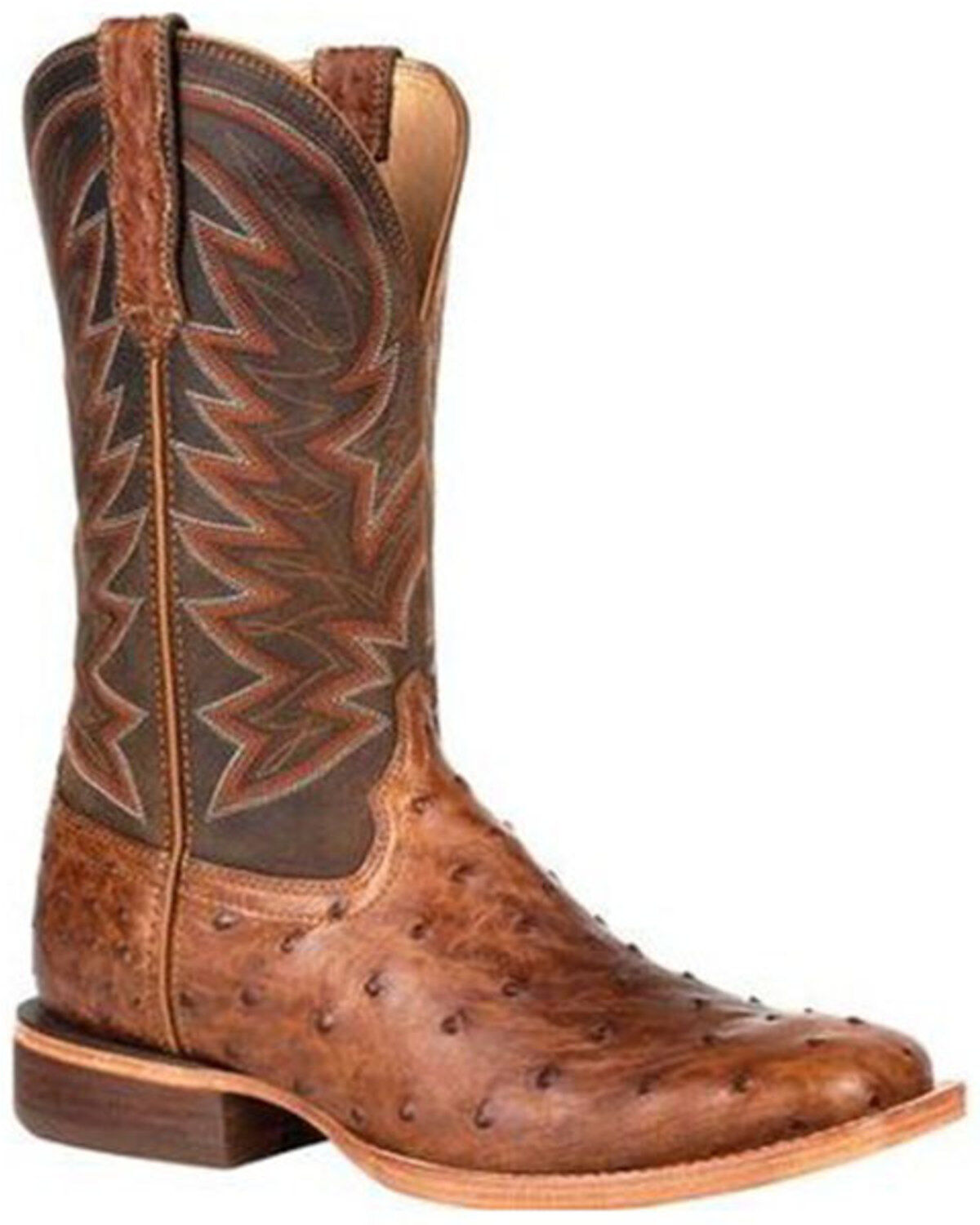 Durango Men's Wheat Brown Exotic Full-Quill Ostrich Western Boots - Square Toe 1 78457-durango-men-s-wheat-brown-exotic-full-quill-ostrich-western-boots-square-toe-1.jpg
