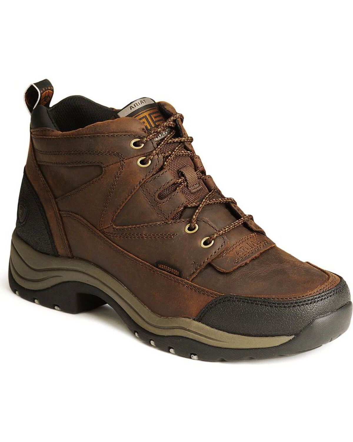 Ariat Men's Terrain H2O 5 Waterproof Work Boots - Soft Toe