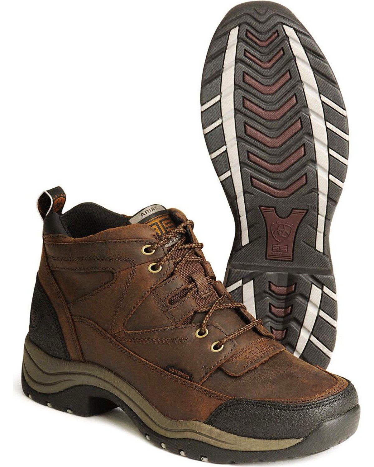 Ariat Men's Terrain H2O 5 Waterproof Work Boots - Soft Toe