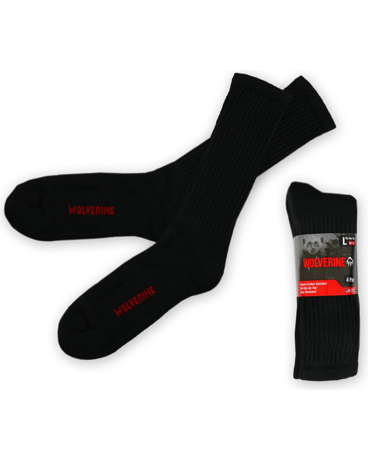 Wolverine Men's 4 Pack Work Socks 1 83543-wolverine-men-s-4-pack-work-socks-1.jpg