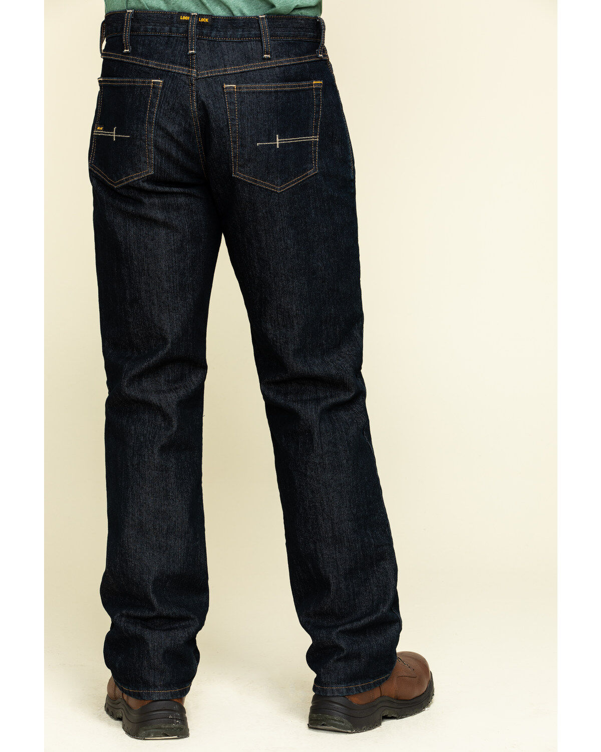 Ariat Men's M4 Rebar Durastretch Flannel Lined Low Bootcut Work Jeans - Big