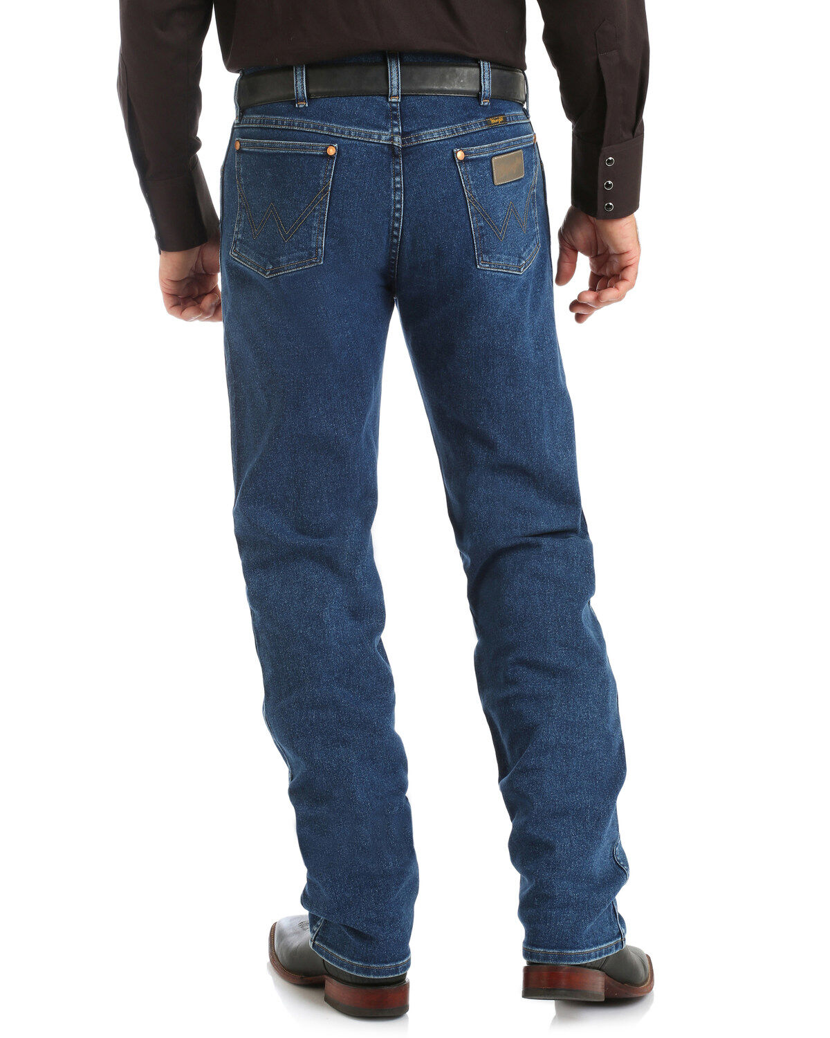 Wrangler Men's Cowboy Cut Active Flex Medium Wash Bootcut Denim Jeans - Tall