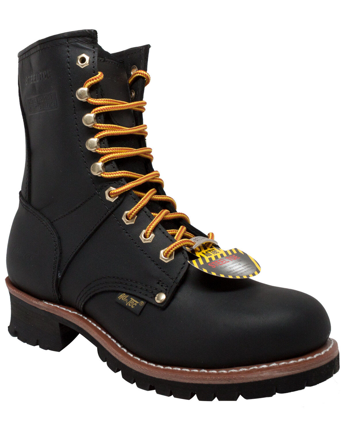 Ad Tec Men's 9 Waterproof Logger Work Boots - Steel Toe