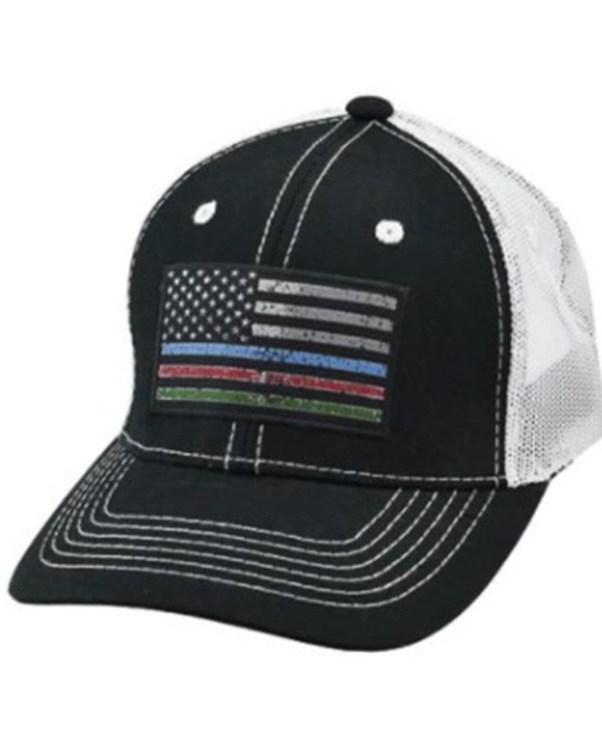 Justin Men's Front Line Flag Patch Mesh-Back Ball Cap 1 89176-justin-men-s-front-line-flag-patch-mesh-back-ball-cap-1.jpg
