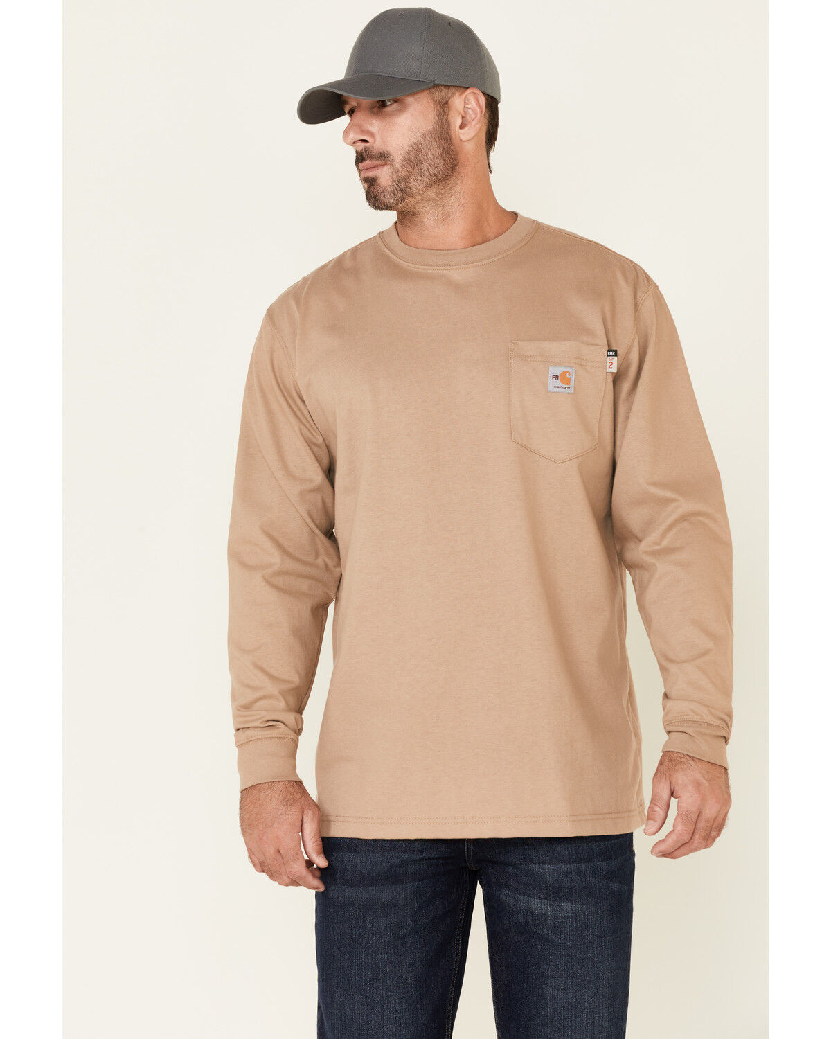 Carhartt Men's Flame Resistant Force Long Sleeve Work T-Shirt - Tall 1 90488-carhartt-men-s-flame-resistant-force-long-sleeve-work-t-shirt-tall-1.jpg
