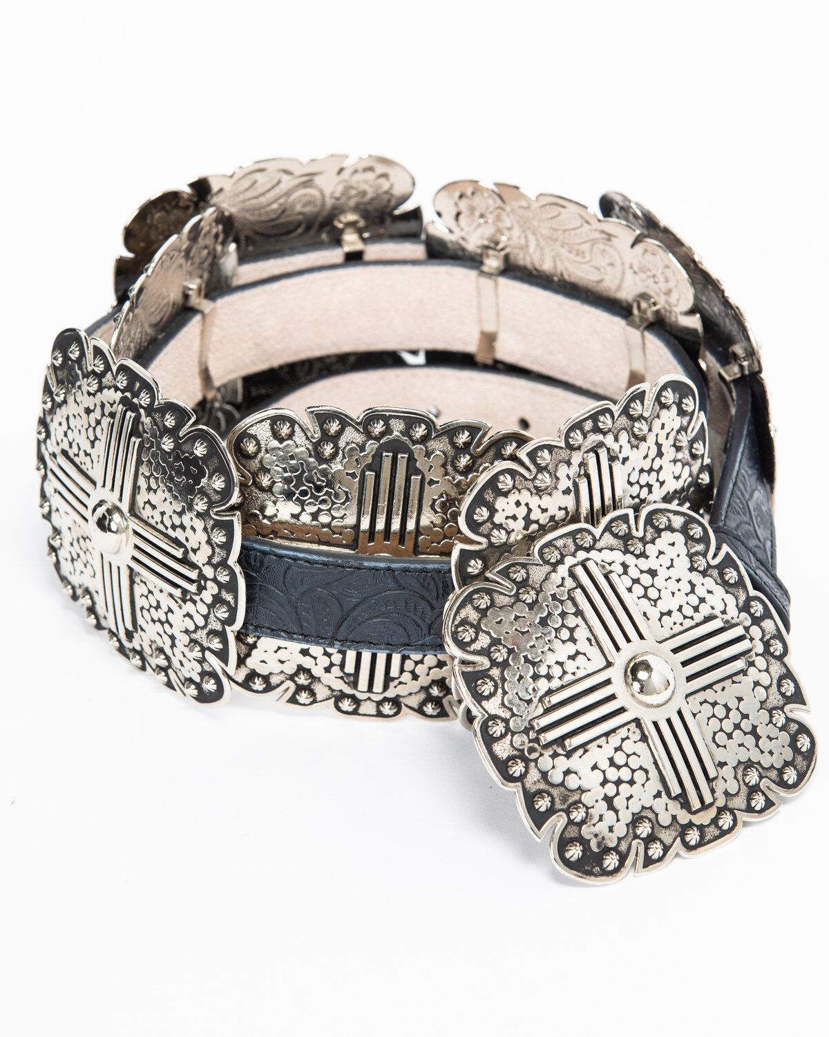 Angel Ranch Women's 1 Square Concho Leather Belt