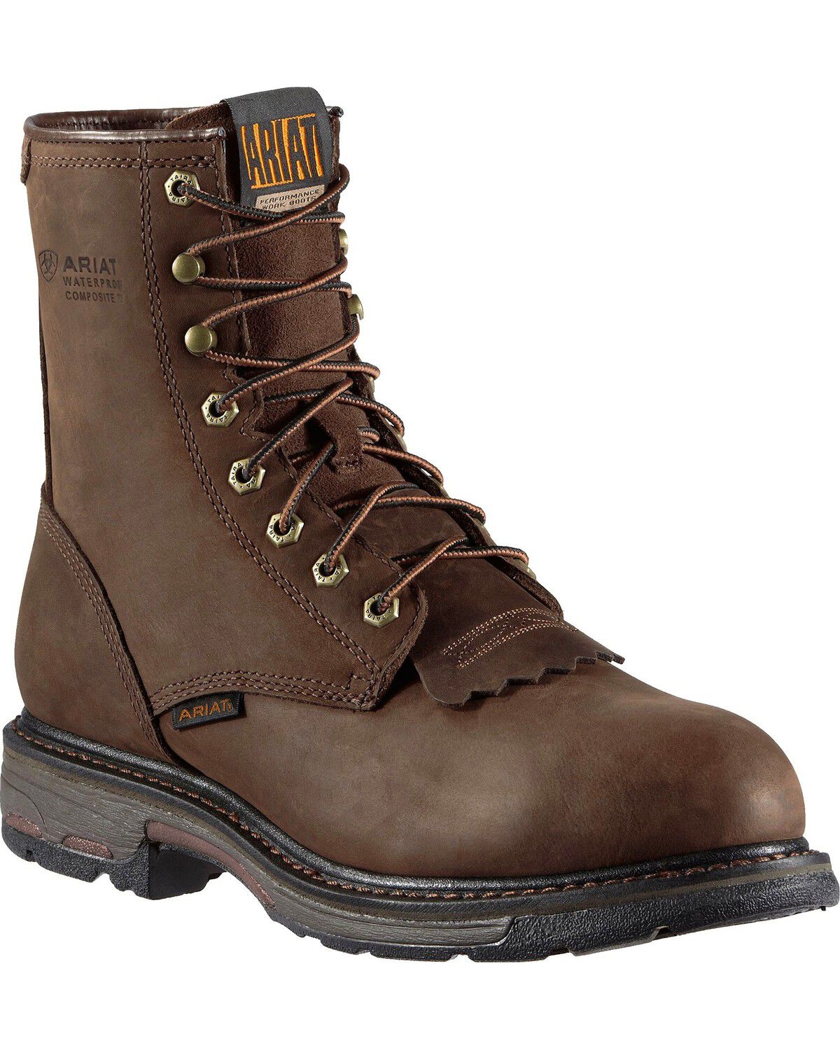Ariat Men's WorkHog&reg; H2O 8 Lace-Up Work Boots - Composite Toe