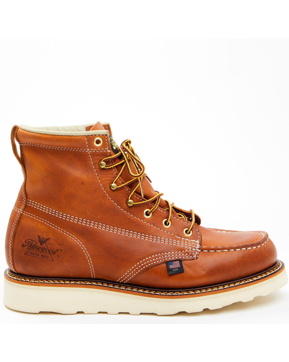 Thorogood Men's 6 Moc Toe Lace-Up Work Boots