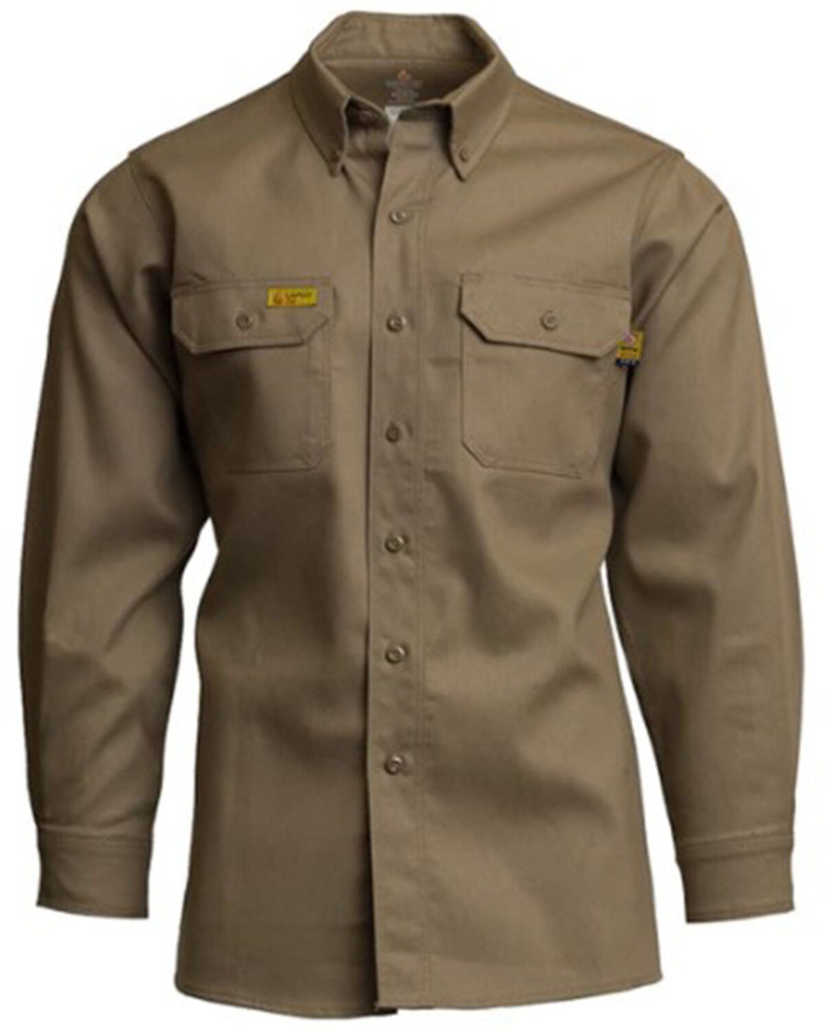 Lapco Men's Solid FR Long Sleeve Uniform Work Shirt - Big 1 92875-lapco-men-s-solid-fr-long-sleeve-uniform-work-shirt-big-1.jpg