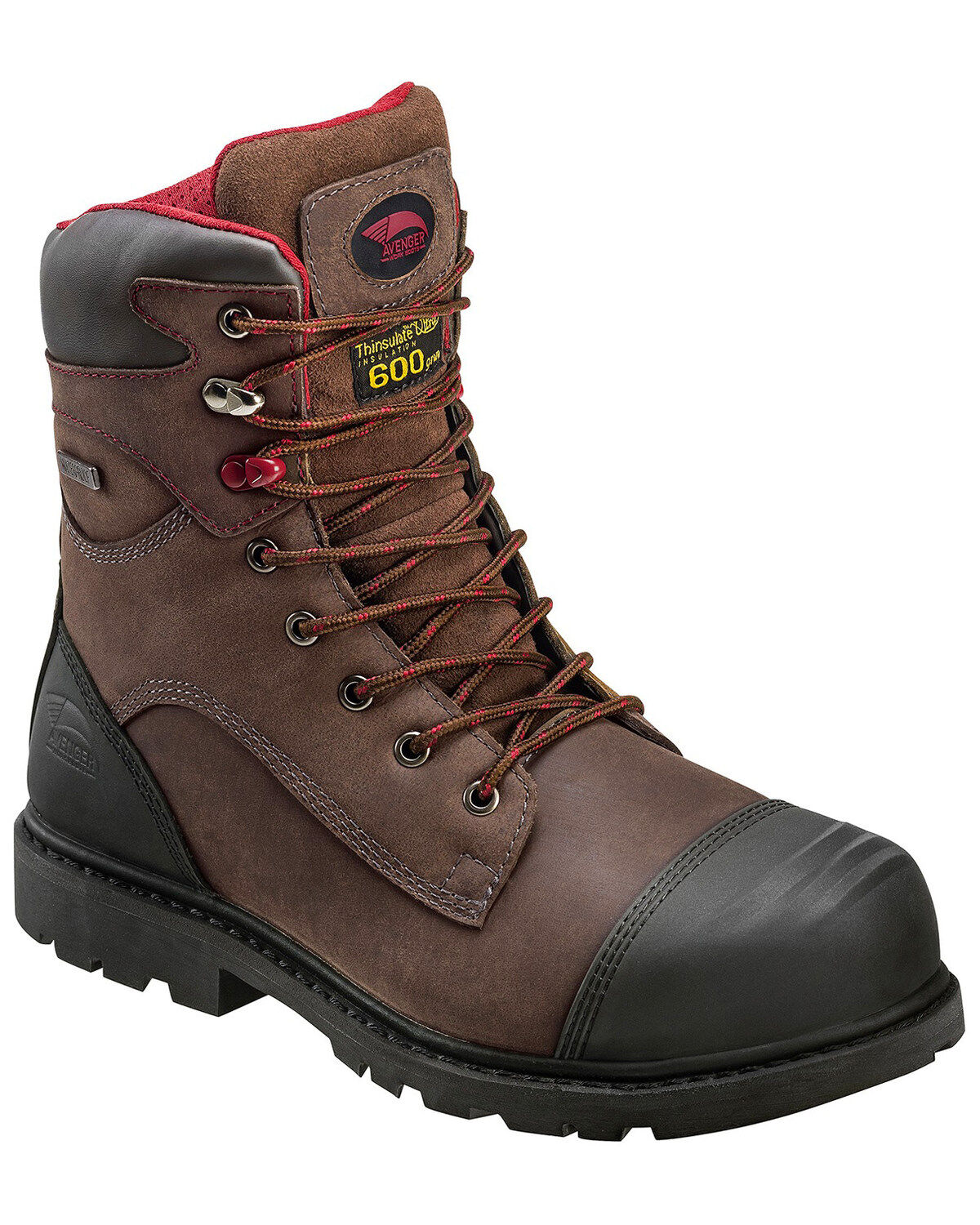 Avenger Men's 8 Carbon Toe Puncture Resistant Work Boots