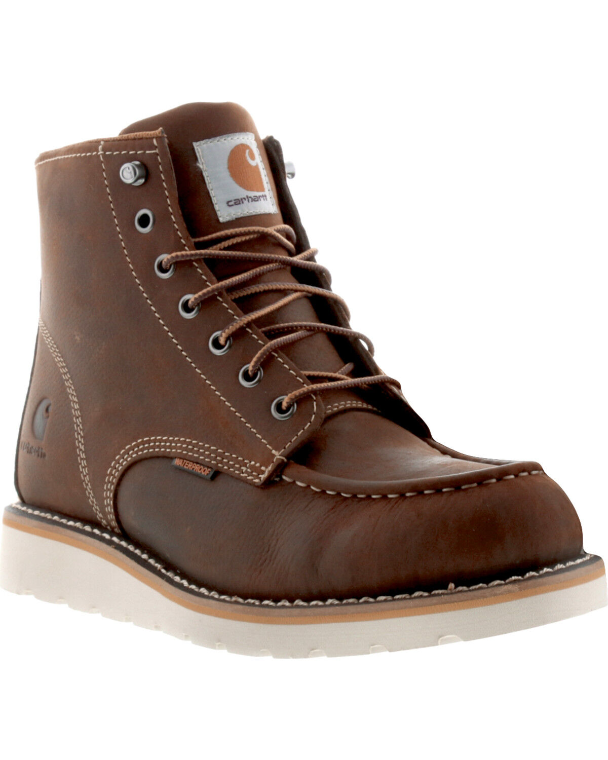 Carhartt Men's 6 Waterproof Wedge Boots - Moc Toe