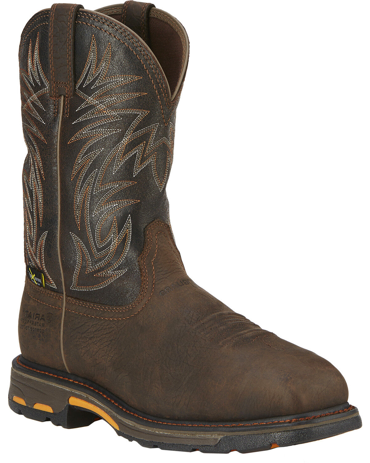 Ariat Men's WorkHog&reg; Waterproof Met Guard Western Work Boots - Composite Toe