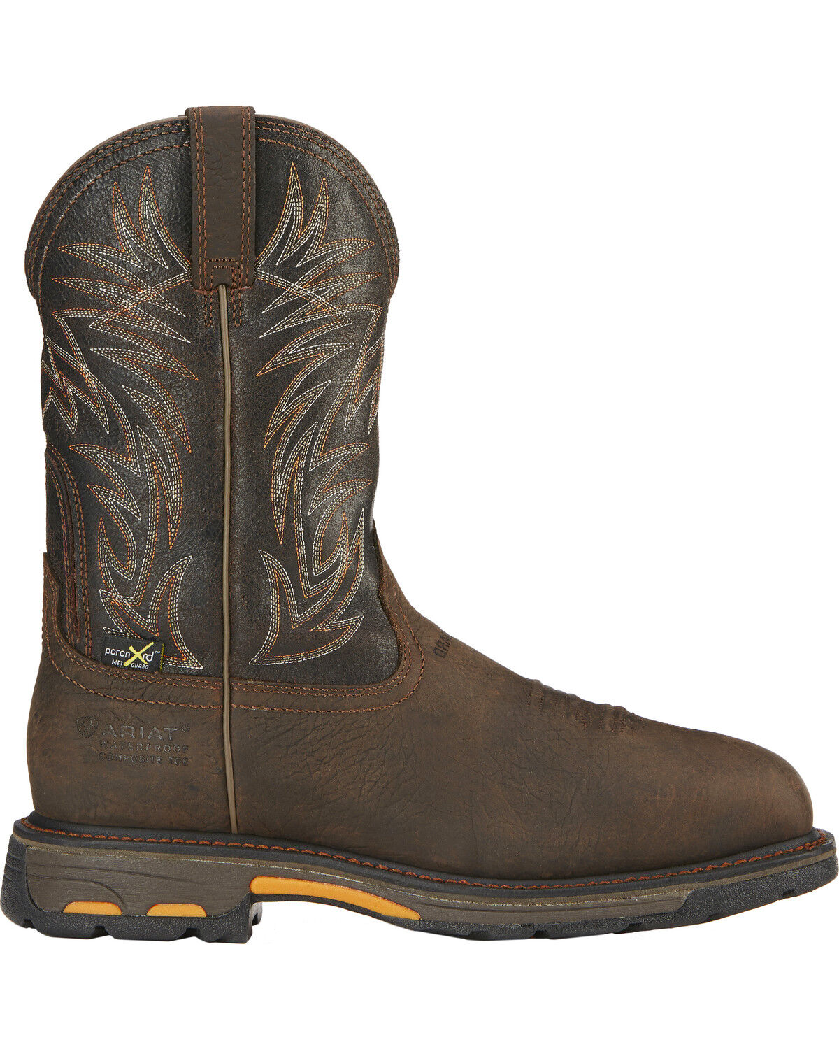 Ariat Men's WorkHog&reg; Waterproof Met Guard Western Work Boots - Composite Toe