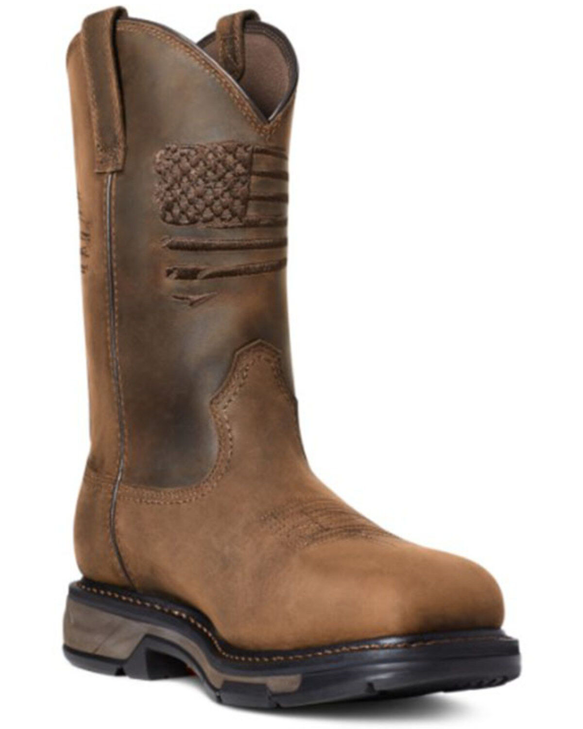 Ariat Men's WorkHog&reg; Patriot Waterproof Western Work Boots - Carbon Toe