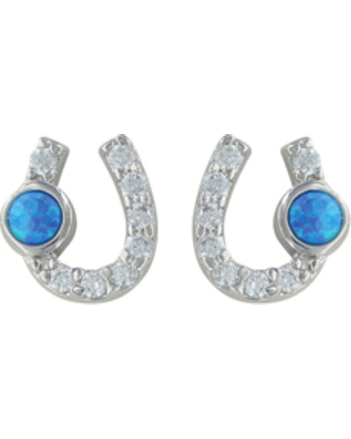 Montana Silversmiths Women's Lightfoot Horseshoe Earrings 1 98410-montana-silversmiths-women-s-lightfoot-horseshoe-earrings-1.jpg