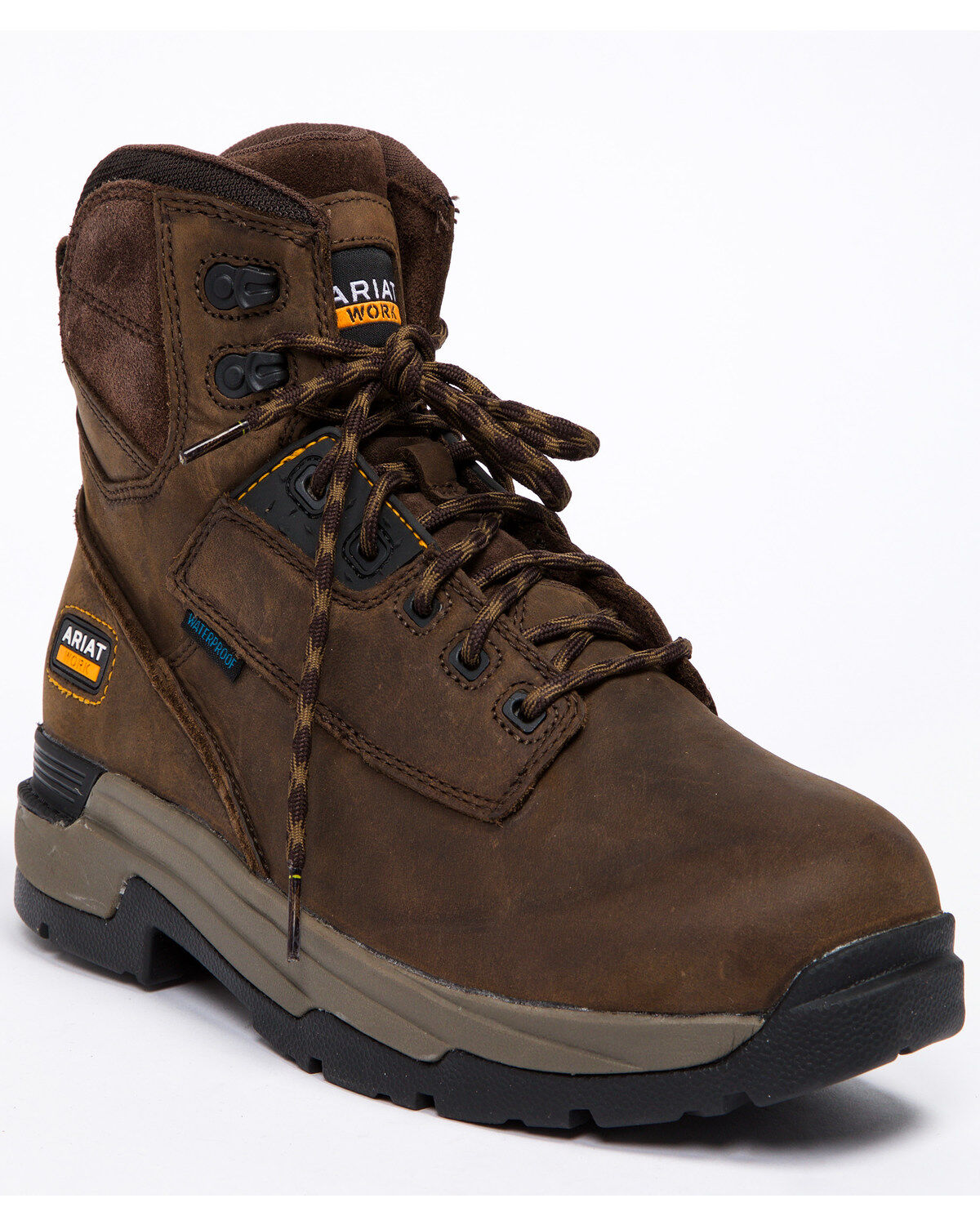 Ariat Men's Mastergrip 6 Waterproof Work Boots - Soft Toe